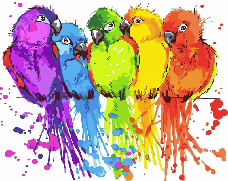 What Are the Benefits of Bird Paint by Numbers?